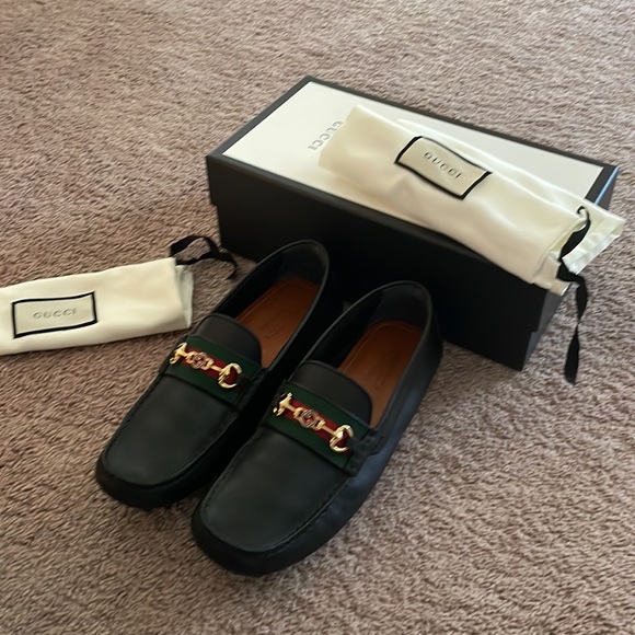 Ayrton Leather Web Driver Loafers 